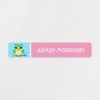 Small Monster Truck Kids Name Labels