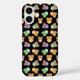 Cute Colorful Owl Pattern Choose Case Color