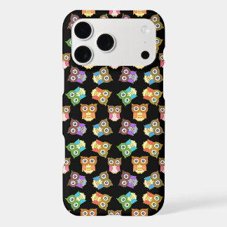 Cute Colorful Owl Pattern Choose Color iPhone 17 Pro Max Case