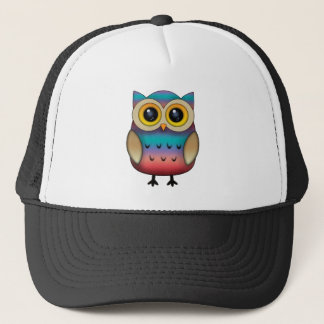 Cute Colorful Owl Trucker Hat