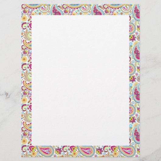 Cute colorful paisley pattern (Front)