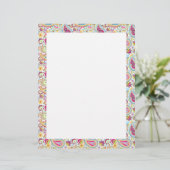 Cute colorful paisley pattern (Standing Front)