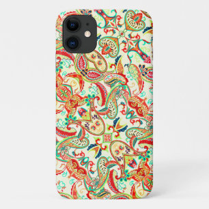 Cute colorful paisley pattern iPhone 11 case
