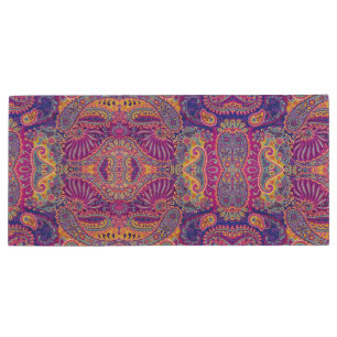 Cute Colorful paisley pattern Mug Wood Flash Drive