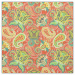 Cute colorful paisley patterns fabric