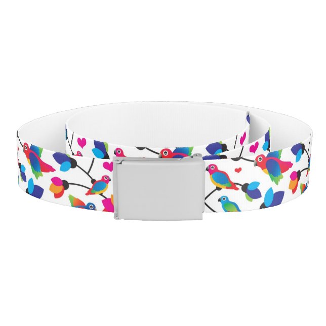 cute colorful parrot bird belt (Coil)