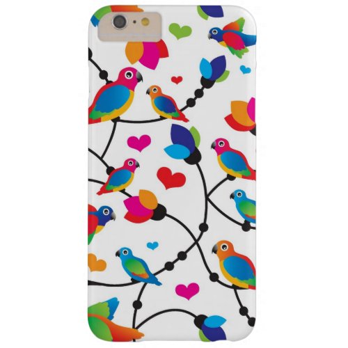 cute colorful parrot bird barely there iPhone 6 plus case
