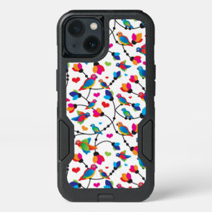 cute colorful parrot bird iPhone 13 case