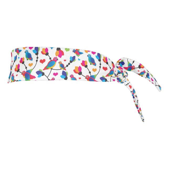 cute colorful parrot bird tie headband (Rotate 90)