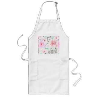 Cute colorful pastel floral aztec