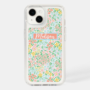 Cute Colorful Pastel Garden Flower Pattern Speck iPhone 14 Case
