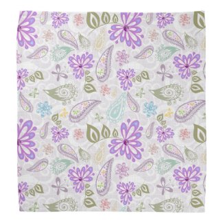 Cute colorful pastel paisley patterns