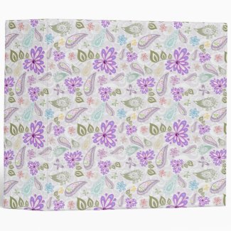 Cute colorful pastel paisley patterns