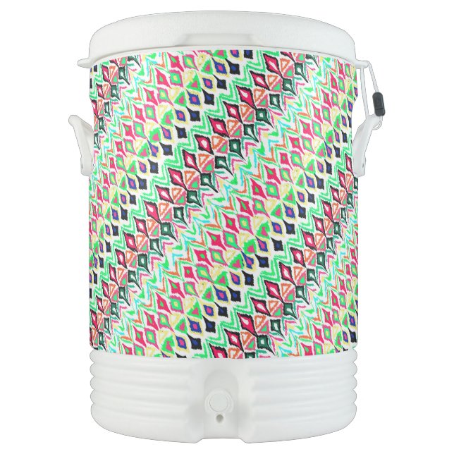 Cute colorful pattern beverage cooler (Front)