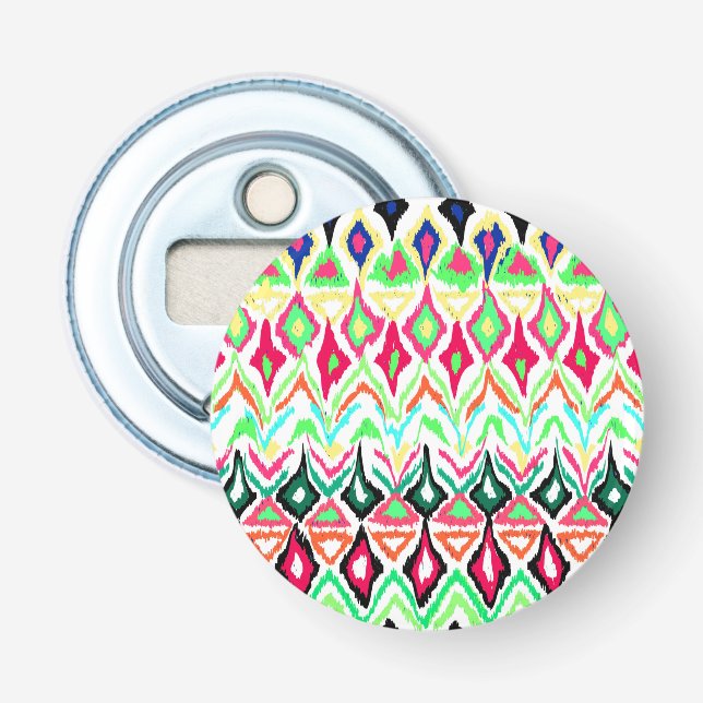 Cute colorful pattern bottle opener (Front)