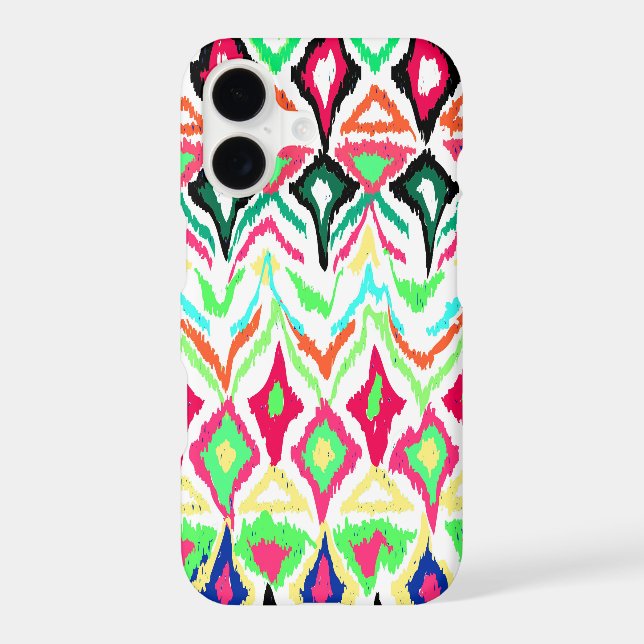 Cute colorful pattern iphone case (Back)