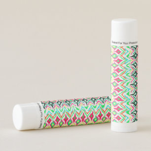 Cute colorful pattern lip balm
