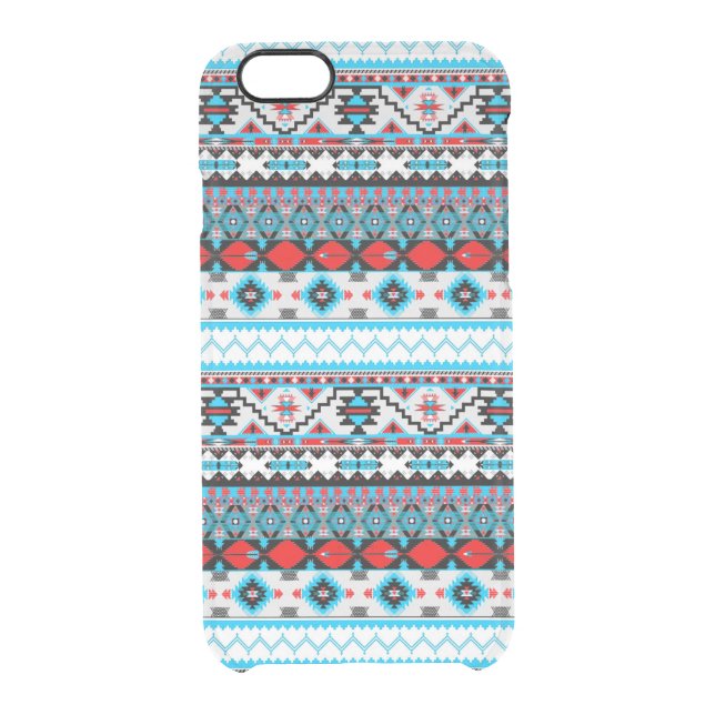 Cute colorful patterns uncommon iPhone case (Back)