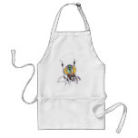 Cute Colorful Peacock Spider Drawing Art Apron at Zazzle