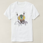 Cute Colorful Peacock Spider Drawing Art Shirt at Zazzle