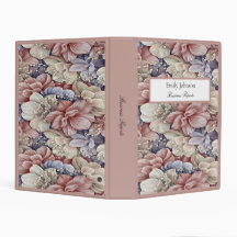 cute colorful pink blue flowers