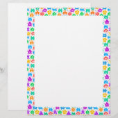 Cute colorful pixelated monsters patterns (Front/Back)