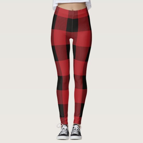 Cute Colorful Plaid Leggings