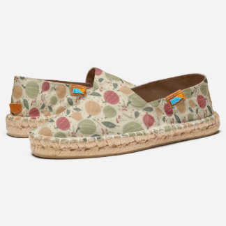 Cute Colorful Pumpkins Fall Autumn Nature Vintage Espadrilles