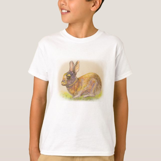 Cute colorful Rabbit T-Shirt (Front)