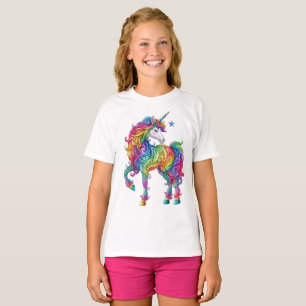 Cute, Colorful Rainbow unicorn T-Shirt