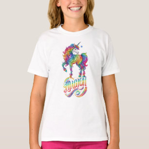 Cute, Colorful Rainbow unicorn T-Shirt