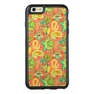 Cute colorful seamless paisley pattern