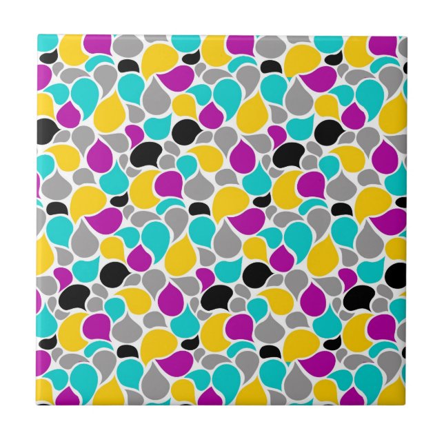 Cute colorful seamless patterns design tile (Front)