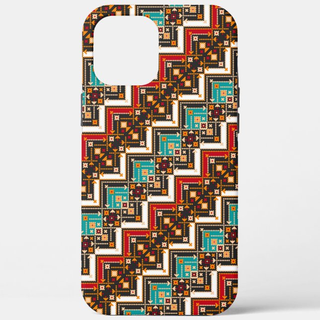 Cute colorful seamless ukrainian pattern Case-Mate iPhone case (Back)