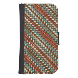 Cute colorful seamless ukrainian pattern galaxy s4 wallet case