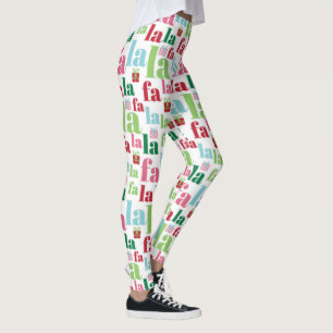 Cute Colorful Seasonal Winter Christmas Holidays Leggings