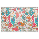 Cute Colorful See-Life Illustration Pattern 2 Fabric