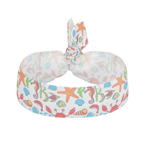 Cute Colorful See_life Illustration Pattern 2 Hair Tie