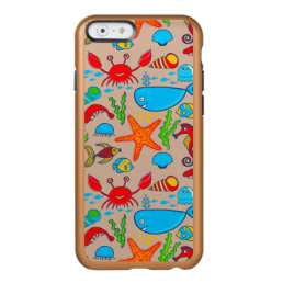 Cute Colorful See-life Illustration Pattern Incipio Feather Shine iPhone 6 Case