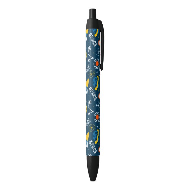 Cute Colorful Space Adventures Pattern Pen (Bottom (Vertical))