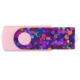 Cute colorful spiral cosmos patterns