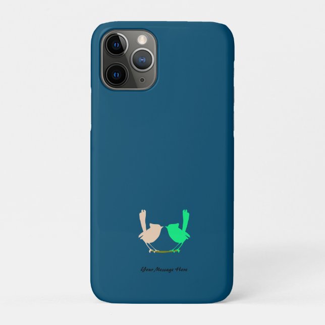 Cute Colorful Spring birds party  Case-Mate iPhone Case (Back)