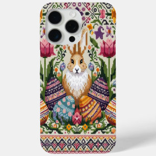 Cute/Colorful Spring/Easter fair isle  iPhone 15 Pro Max Case