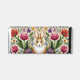 Cute/Colorful Spring/Easter fair isle Hershey Bar Favors