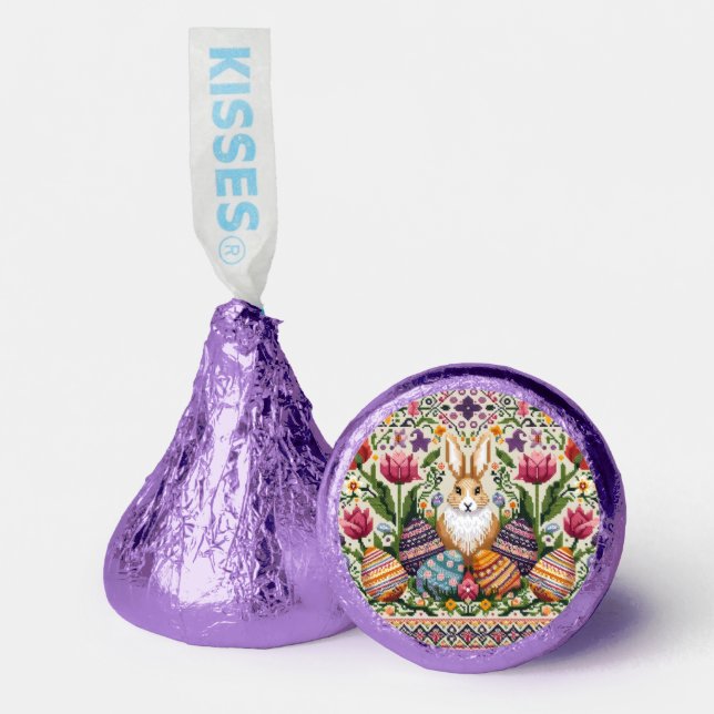 Cute/Colorful Spring/Easter fair isle  Hershey®'s Kisses® (Front)