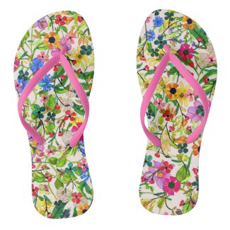 Cute colorful spring floral flowers