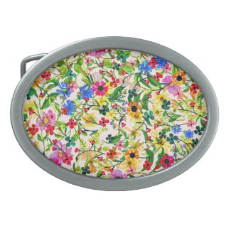Cute colorful spring floral flowers