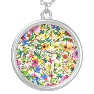 Cute colorful spring floral flowers