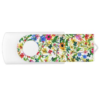 Cute colorful spring floral flowers