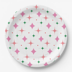 Cute Colorful Star Pattern Paper Plates